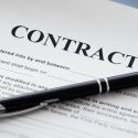 Pen on the contract papers Pen on the contract papers